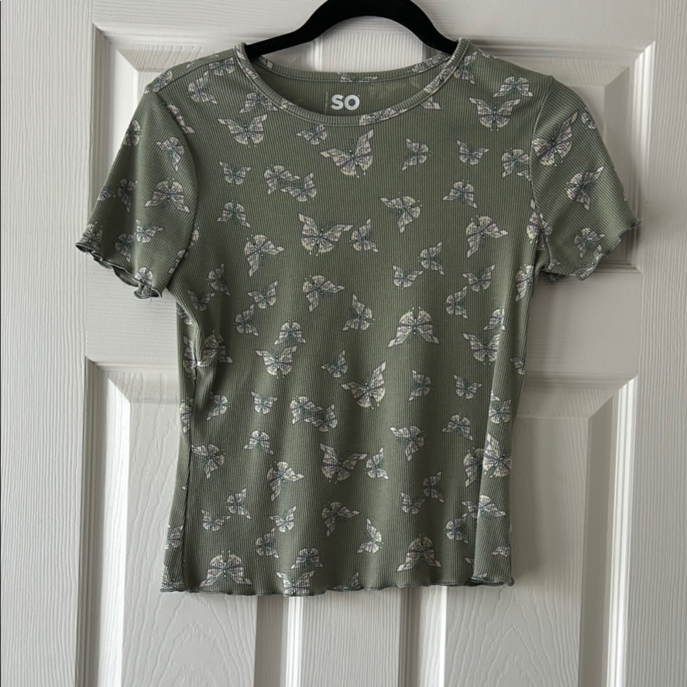 SO Green Fitted Short Sleeve Tee